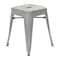 Flash Furniture 4  Inch Silver Metal Stool, PK4 ET-BT3503-18-SIL-GG - alternate 3